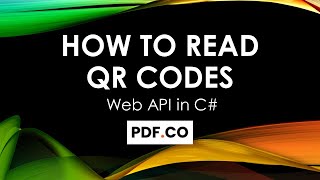 How to Read QR Codes in C# using PDF.co Web API screenshot 5