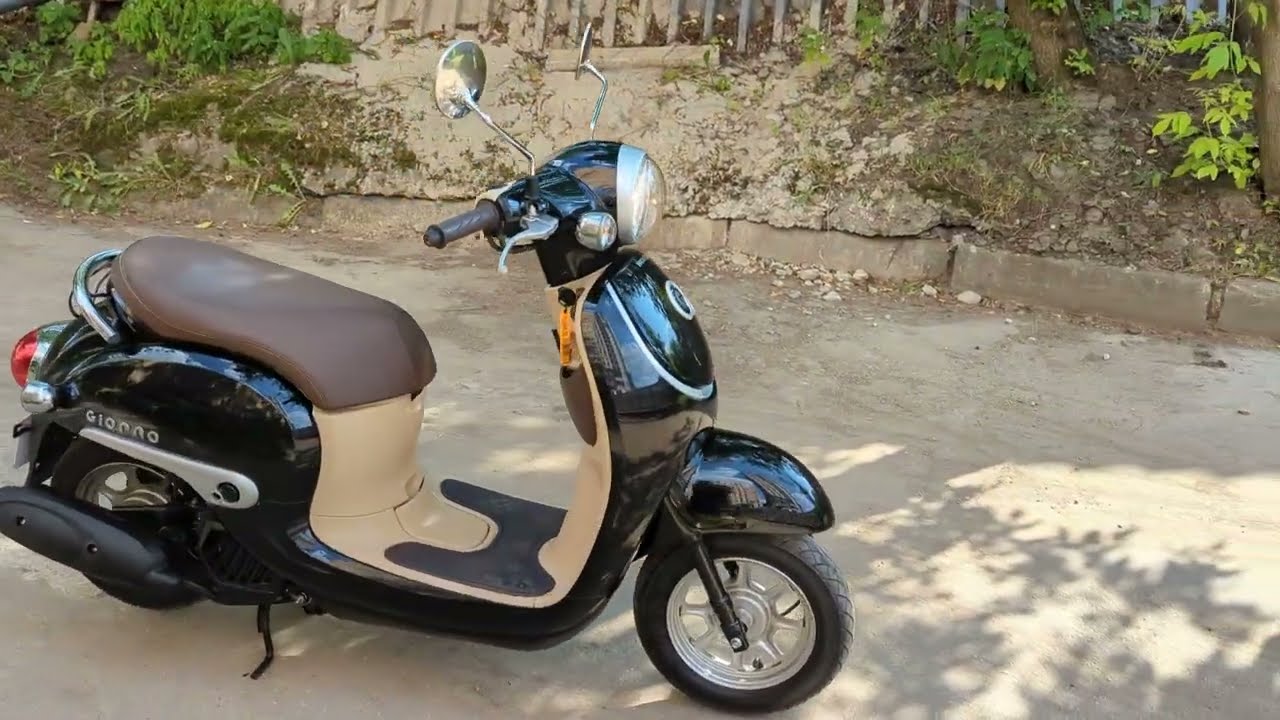 Скутер Honda Giorno AF 77 (103HA36) 2019 г.в. - YouTube