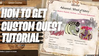 MHR Sunbreak: How To Get Custom Quests Tutorial