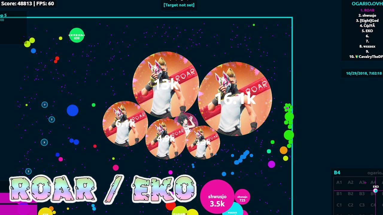 DOUBLE AUTO CANON SPLIT 🔥 | EZ TAKEOVER | BEST MOMENTS - Agar.io