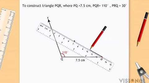 Construction of a Triangle ASA Practical Geometry CBSE Class 7 Math