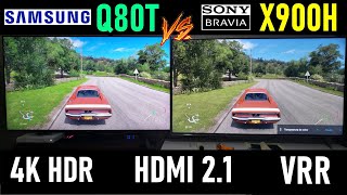 Andy Tecnología Tv Videos SAMSUNG Q80T vs SONY X900H (X90H): QLED vs Triluminos 4K HDR - HDMI 2.1, VRR, 120Hz, Freesync