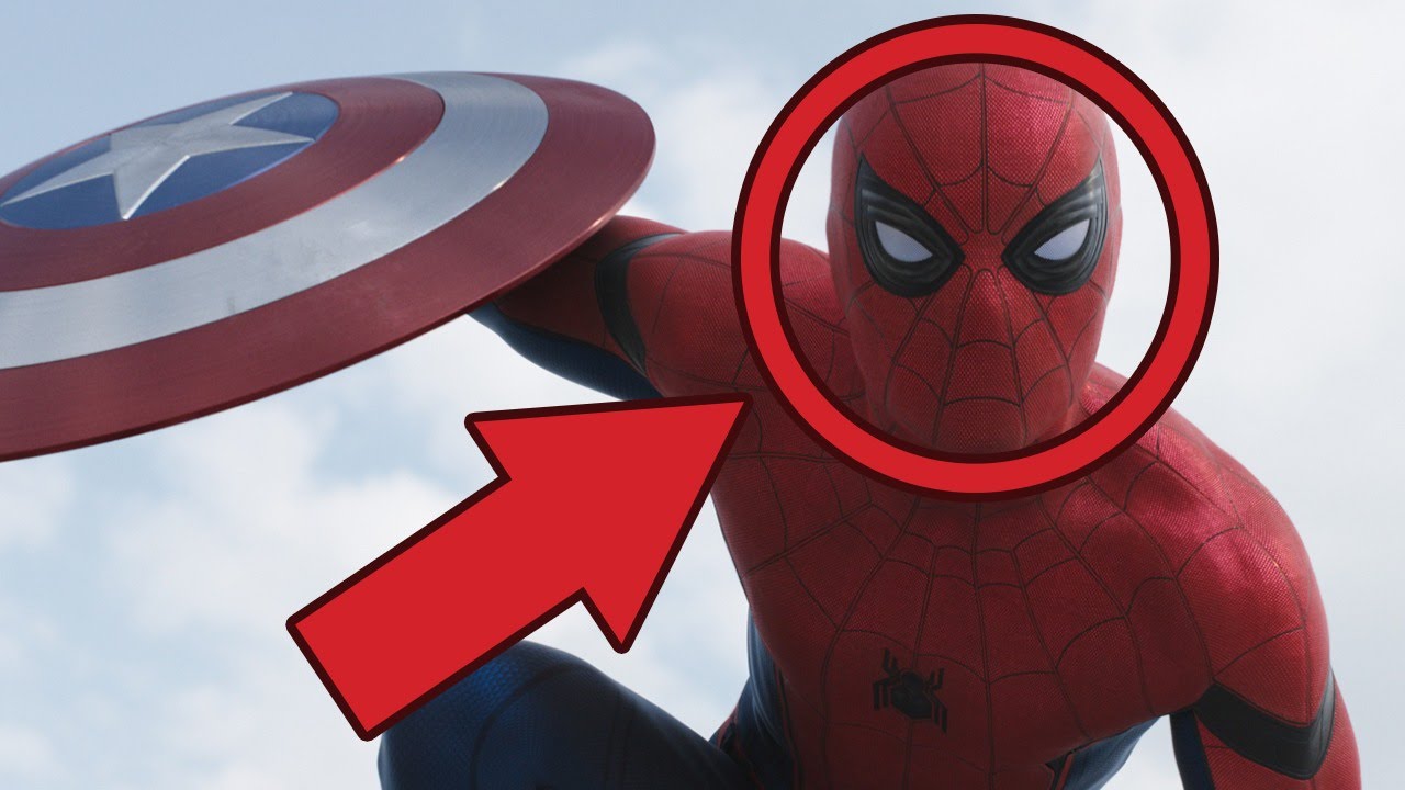 SpiderMan NEW COSTUME Breakdown Captain America Civil