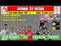 Jadwal 32 Besar Syed Modi India 2025 Hari Ini ~ DEJAN/BERNADINE vs UAE ~ MARWAN/AISYAH vs AUSTRALIA