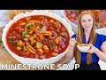 The Best Italian Minestrone Soup Recipe | with Italian Sausage