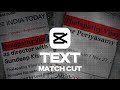 Text Match Cut | Editing Tutorial | Capcut | Malayalam
