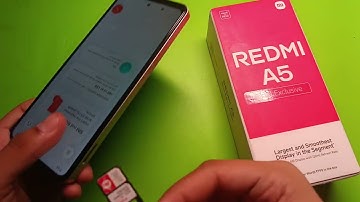 Redmi A5: Hoe plaats ik een simkaart?