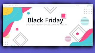 Black Friday Website Design Using HTML & CSS [with Source Code] | Dhiraj Ragsh