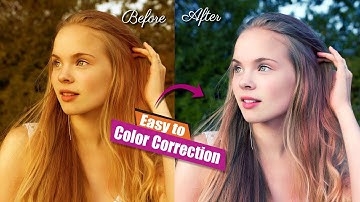 Easy to Color Correction in Photoshop | White Balance a Photo Quick Photoshop Trick