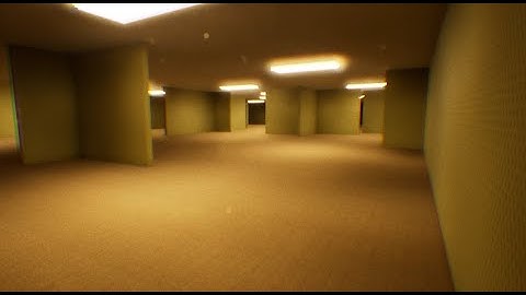 Making the  Backrooms in unreal engine 5