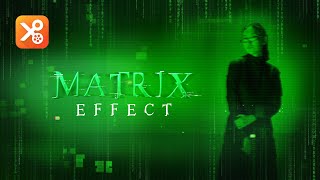 How to Create Matrix Effect in YouCut?⌨️?‍? | Video Editing Tutorial |