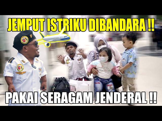 JEMPUT ISTRI DI BANDARA PAKE SERAGAM JENDERAL BINTANG TIGA, BIAR SEMUA ORANG TAU !! class=