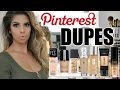 PINTEREST DUPES TESTED Foundations | Laura Lee