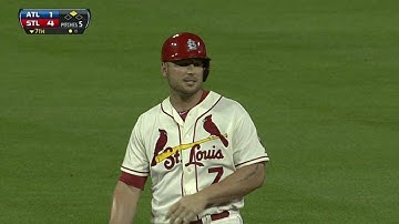 ATL@STL: Holliday plates two with line-drive double