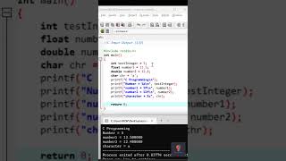 Famous Class 9 | Output of Integer, float, double char in C Language #shorts Wealth