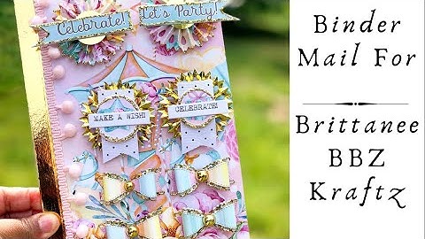 BINDER MAIL EMBELLISHMENTS | OUTGOING | #BBZ1KBASH