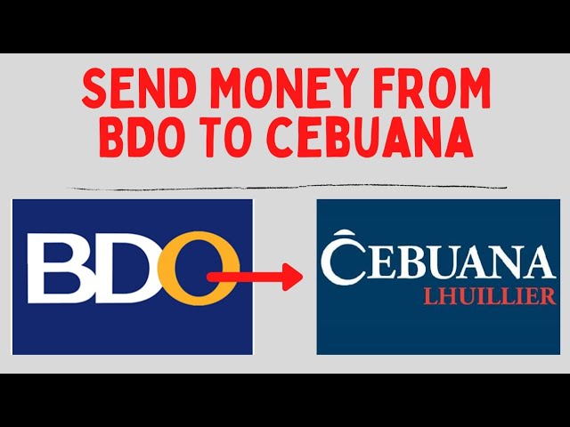 Send Money from BDO to Cebuana
