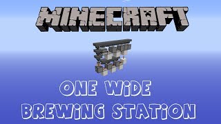 Minecraft: One Wide Brewing Station @ShiftKlik