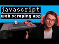 Building a full stack WEB SCRAPING app with JAVASCRIPT tutorial