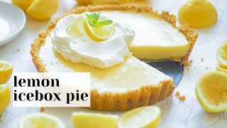 Simple Lemon Icebox Pie Recipe - Easy! RECIPE AT CHENEETODAY.COM