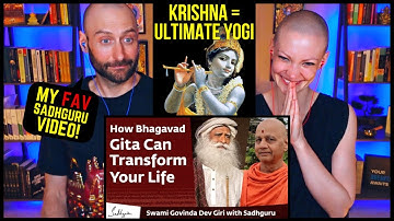 Sadhguru Bhagavad Gita REACTION | Swami Govinda Dev Giri and Sadhguru Interview