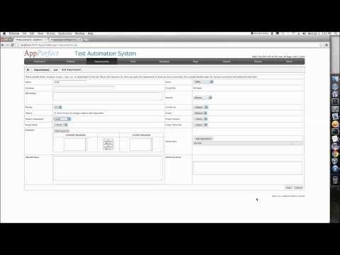 Test Manager | Creating Test Requirements