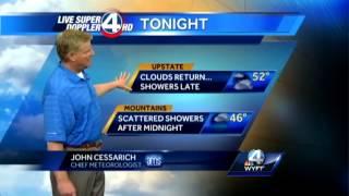 John Cessarich's forecast for Friday, April 26, 2012