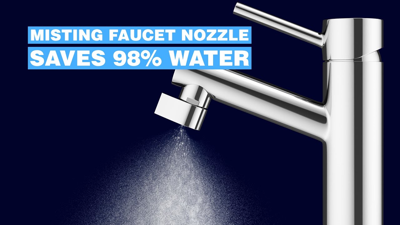 Économisez jusqu'à 98% d'eau grâce à cette buse de robinet