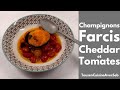 CHAMPIGNONS FARCIS CHEDDAR et TOMATES ( Tous en cuisine avec Seb)