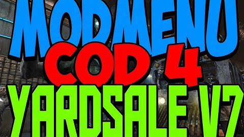 cod4 Yardsale v7 mod menu tutorial [BACKUP/BLUS/BLES/NO JB/PS3]