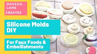 🔴FINALLY/ HOW TO MAKE SILICONE MOLDS   🍦🍬FOR FAUX FOODS🧁🍰