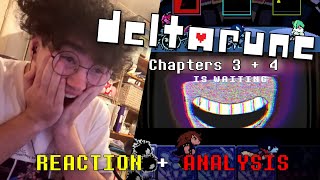 DELTARUNE CHAPTER 3 + 4 TRAILER REACTION / ANALYSIS