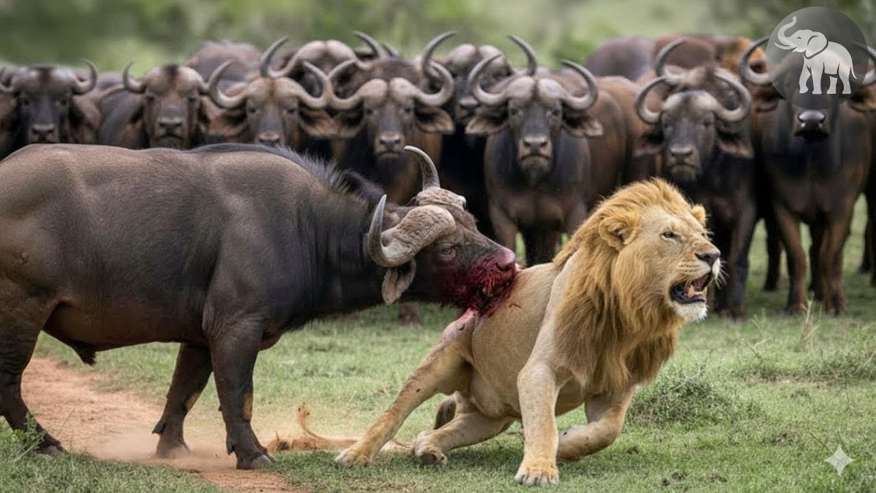 South Africa Salvaje: Búfalo vs. León y Lo Que Sucede Después En La Naturaleza #animalessalvajes