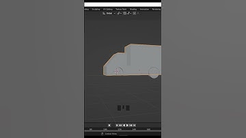 3d car (covervan) in blender-mds design #shorts 🚚