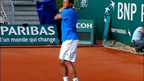 Tsonga Slow Motion Backhands (210fps)
