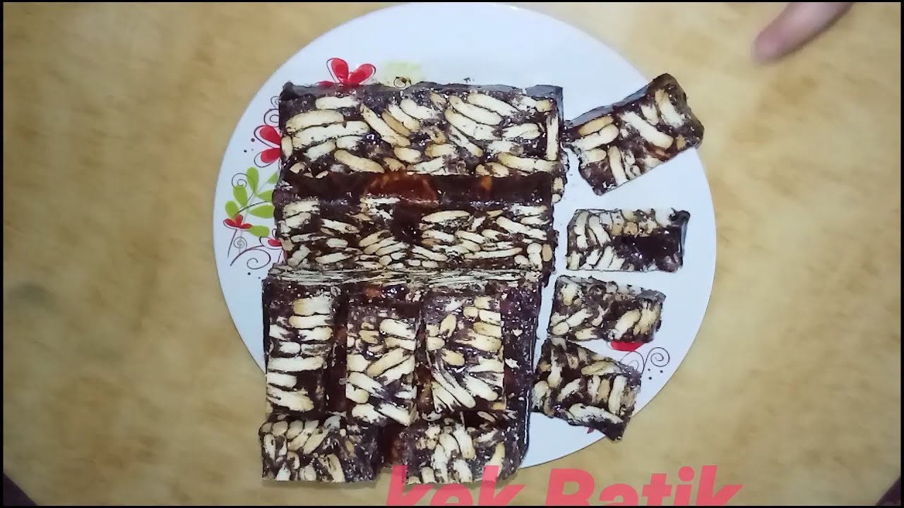 Cara-cara membuat Kek batik mudah - YouTube
