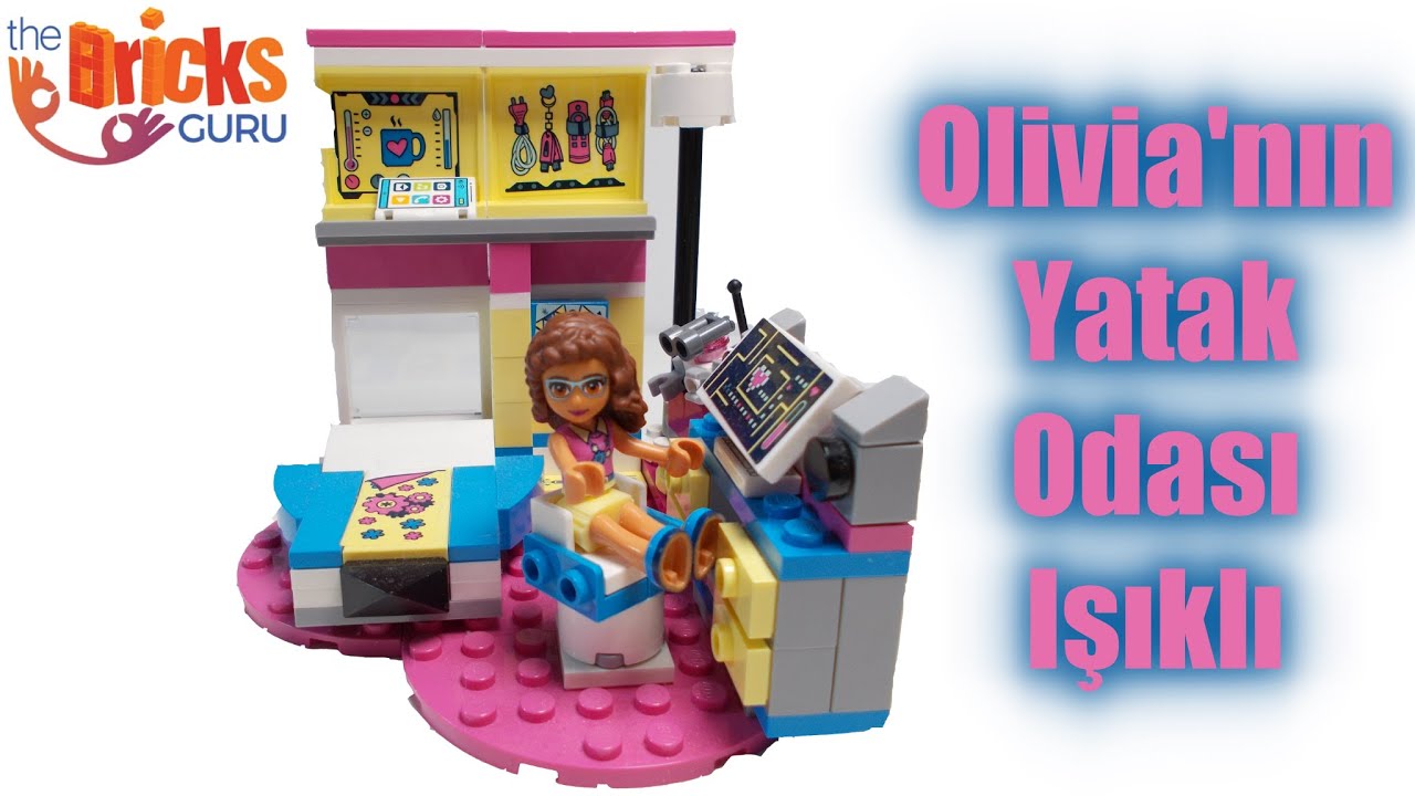 LEGO Friends 41329 Olivia�nın Lüks Yatak Odası Işıklı YouTube