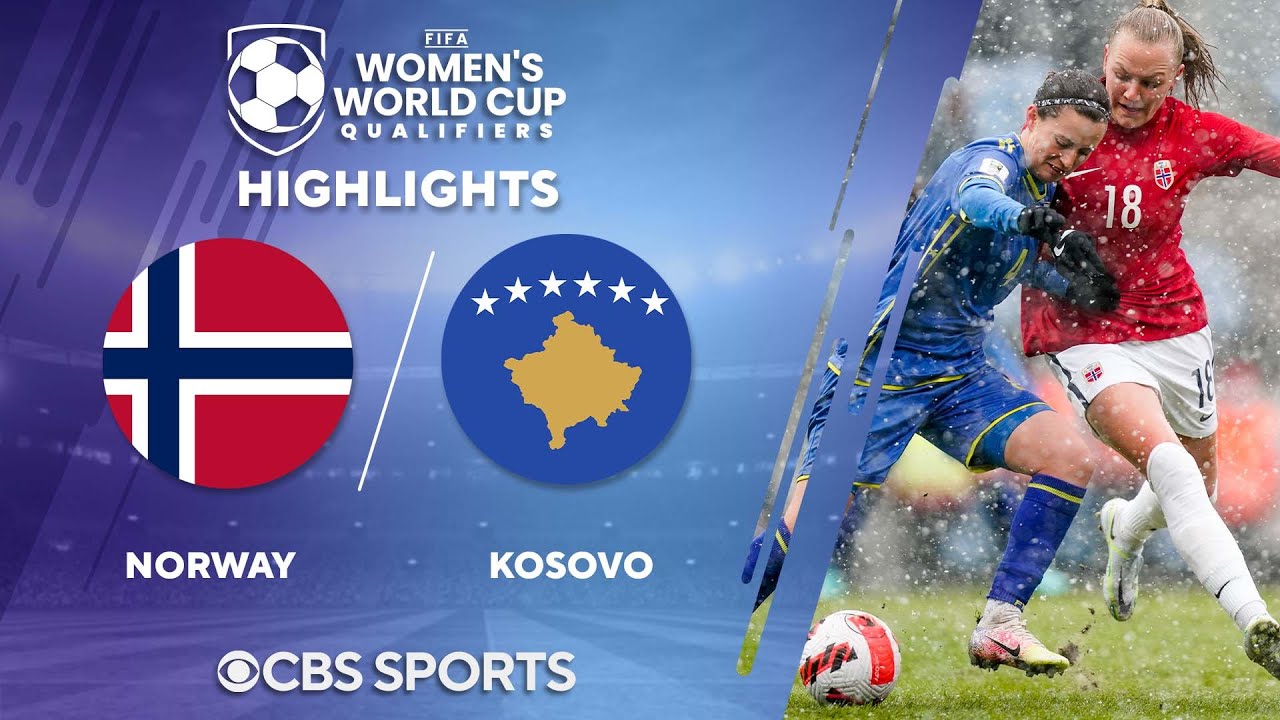 Norway vs. Kosovo: Extended Highlights | FIFA Women's WCQ | CBS Sports Attacking Third