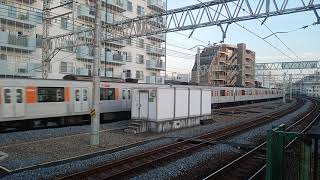 東武50050系 51051編成　72T  急行　中央林間行き　西新井駅発車