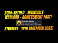"Invincible Warlord" Achievement | FAST Strategy | Age of Mythology: Retold!