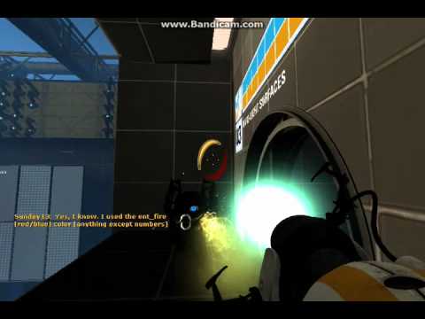 Portal 2 - fun with coop cheats!