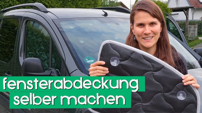 Nähanleitung Verdunklungs-/Thermomatten für deinen Campervan mit Magneten  und Saugnäpfen 