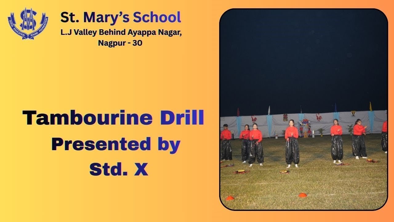 Tambourine Drill Presented by Std X (Sports Day 2025 - 2026)