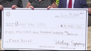 Wheeling Symphony Supports Flood Recovery with $8,480 United Way Donation