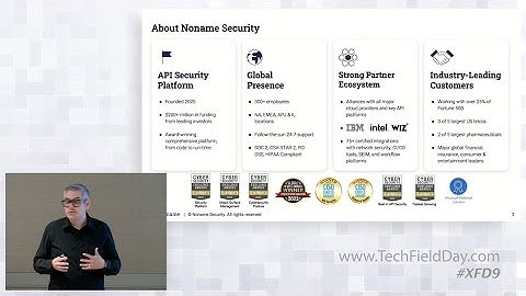 Noname Security Overview with Filip Verloy