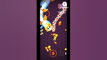 🐍👈#worms zone io magic video game #Viral snake gameplay samp wale #game in worms zone #hack