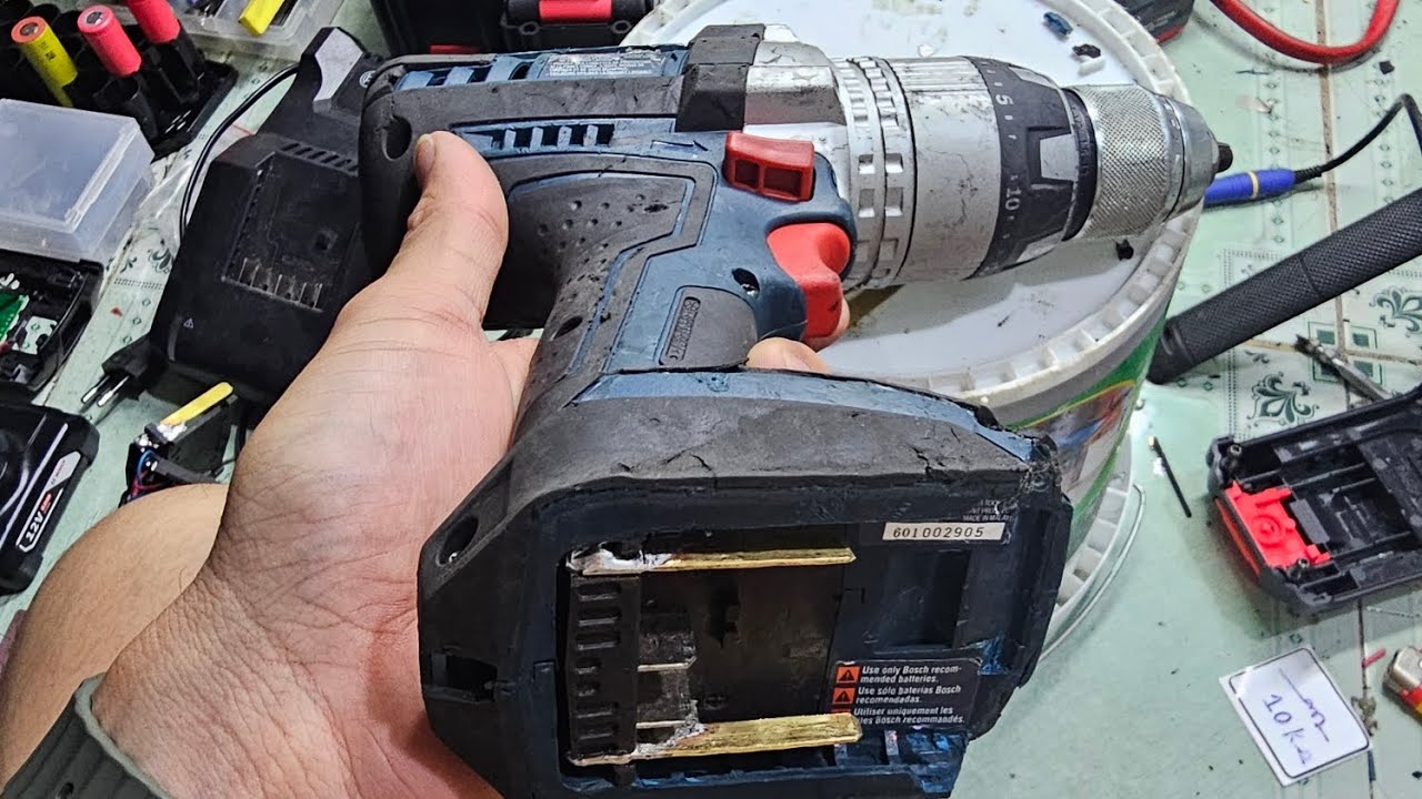 Convert BOSCH 18V Cordless Tools to Use Both Makita and BOSCH Batteries 