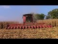 Two Case IH 9240 Combines with 4416 16 row Corn Heads