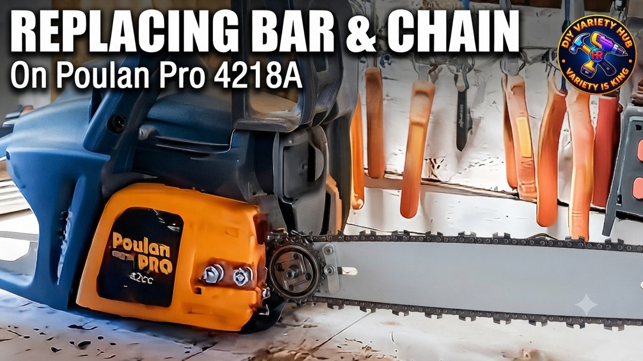 Replace Chainsaw Bar and Chain Safely (Full Tutorial) - YouTube
