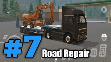 Road Repair | Heavy Machines & Mining Simulator - Android Gameplay Walkthrough